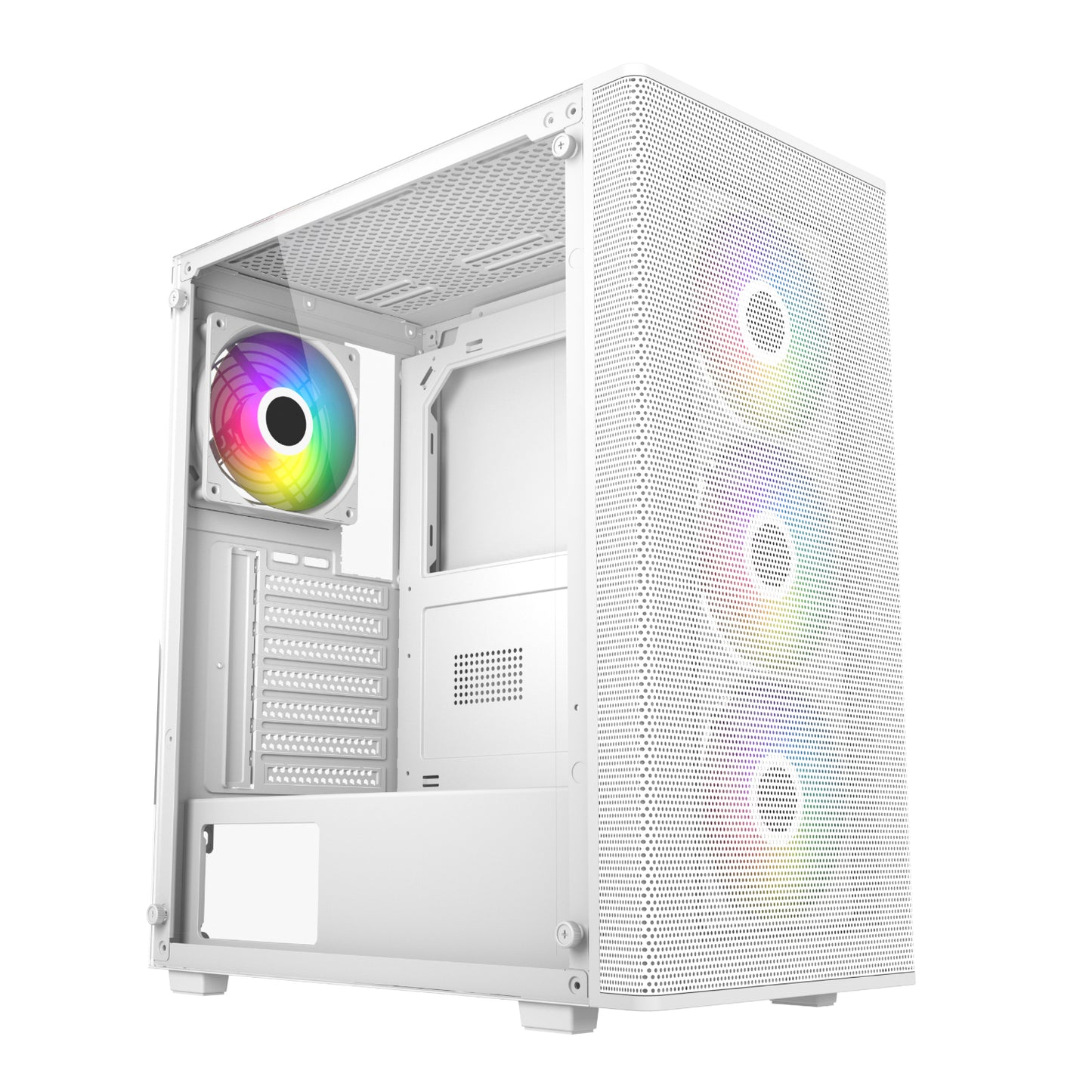 White M220 AMD Ryzen 7 RTX 3050 Gaming PC