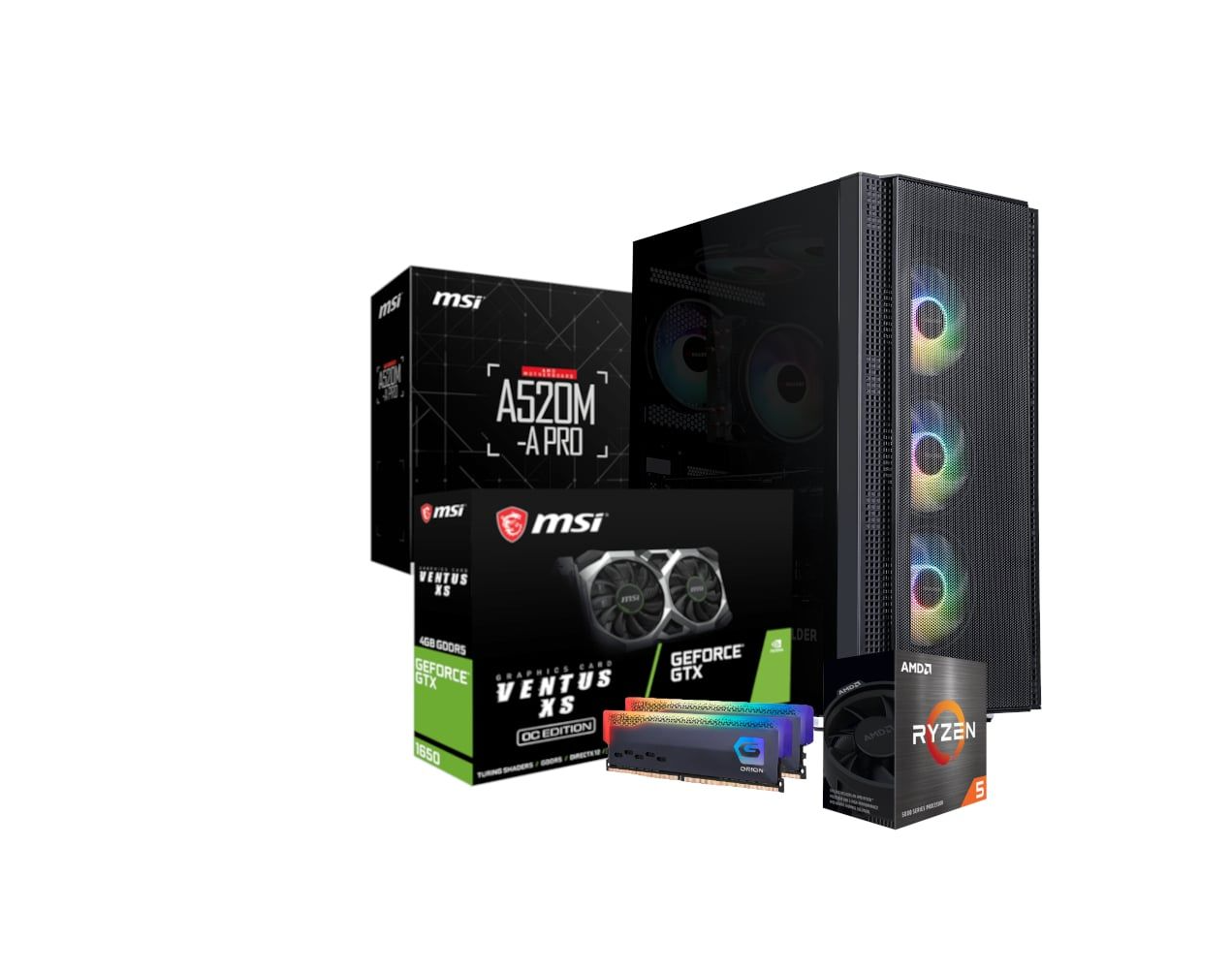 Amd Ryzen Prebuilt Gaming Pc Gtx 1660 Ti Pc Gaming Ryzen 3600 Gtx