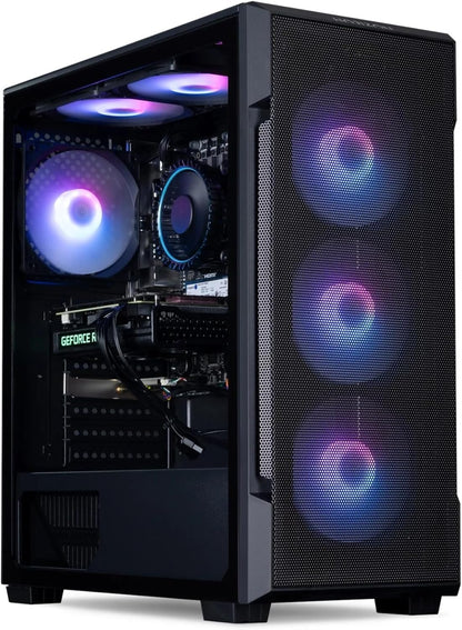 HORIZON Gaming PC Tower | Intel i5 12400F | Nvidia RTX 4060 Ti 8GB | 32GB 3200Mhz DDR4 | 1TB NVME SSD | 650W PSU | CiT CrossFire ARGB Gaming Computer Case | WiFI | VR Ready | Windows 11