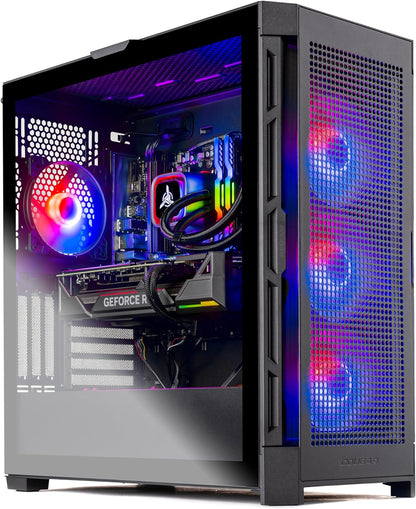 Rosa Tech Blaze Gaming PC, Ryzen 7 7800X3D 4.2 GHz, RTX 4070 Ti Super 16GB GDDR6X, 2TB NVME Gen4, 32GB DDR5 RAM RGB, 850W Gold ATX 3.0 PSU, Wi-Fi,