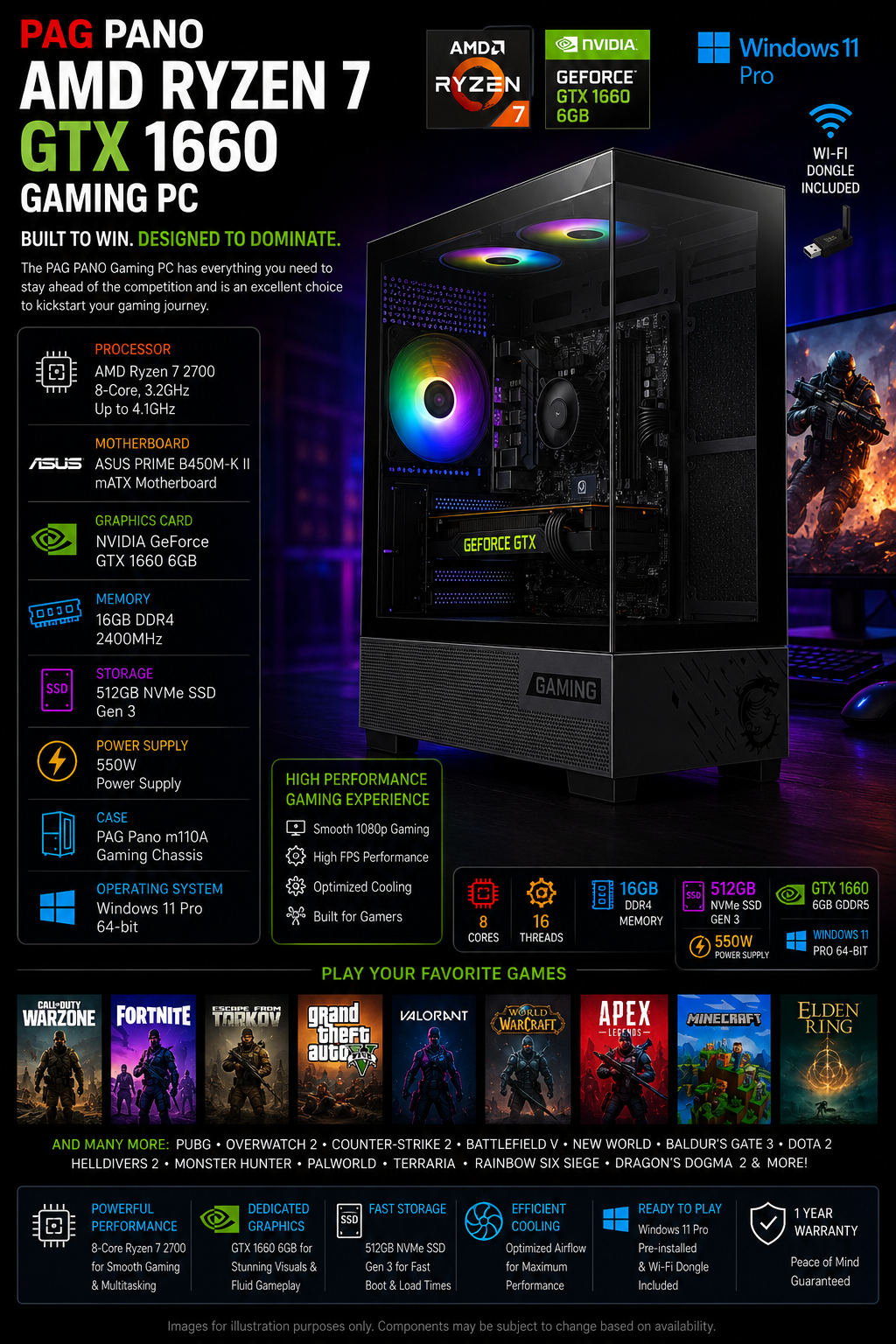 pag pano amd ryzen 7 gtx 1660 gaming pc pag pano amd ryzen 7 gtx 1660 gaming pc
